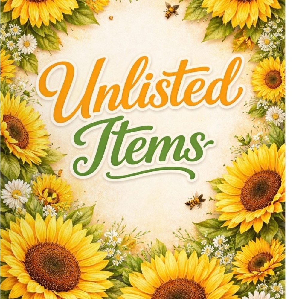Source Unknown Yellow & Green Sunflower 'Unlisted Items'